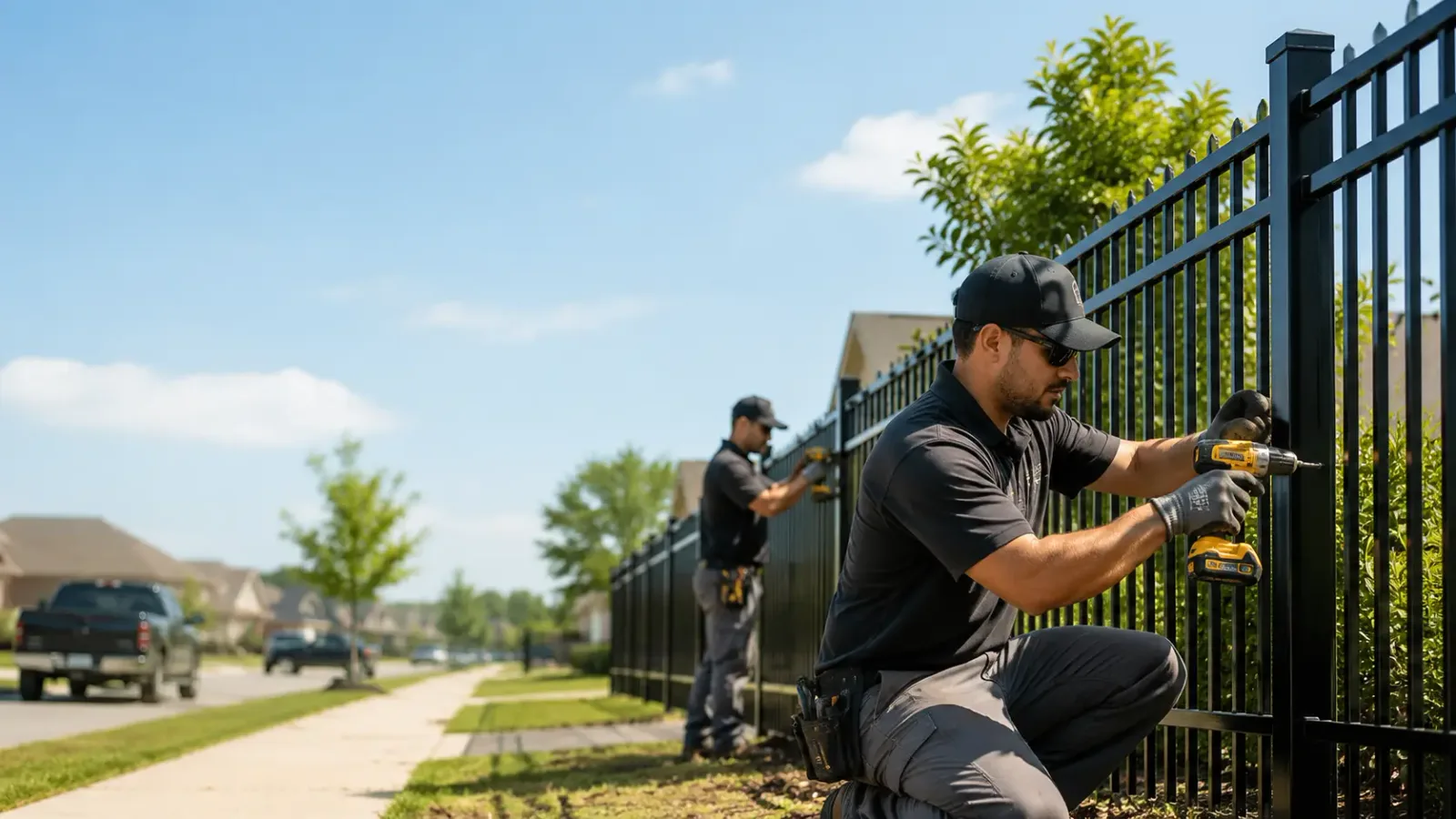 Metal Fence Installation in Greenville, IN